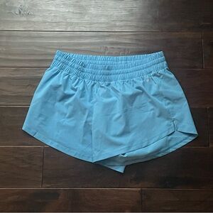 Women's Blue Athletic Shorts